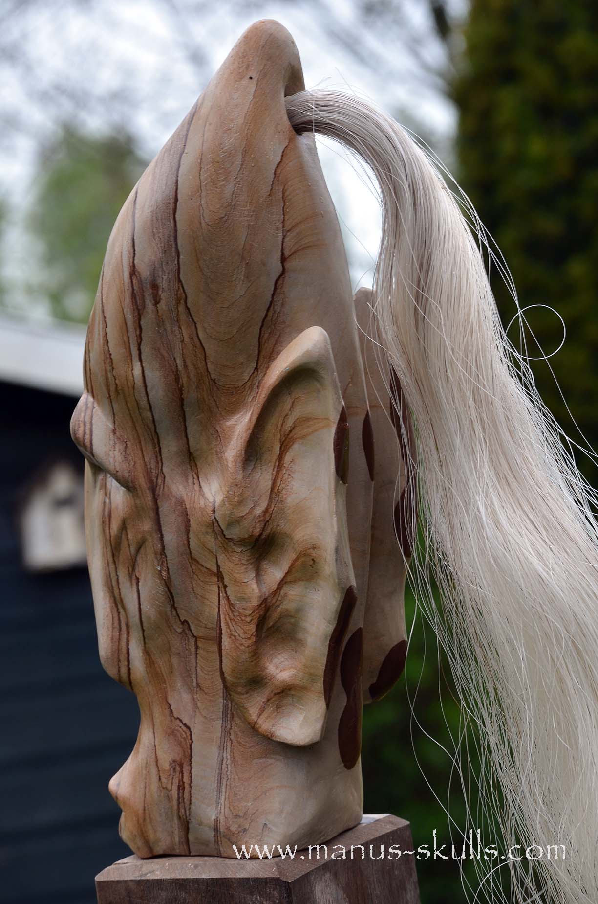 Landscape Jasper Tribal Statue #006