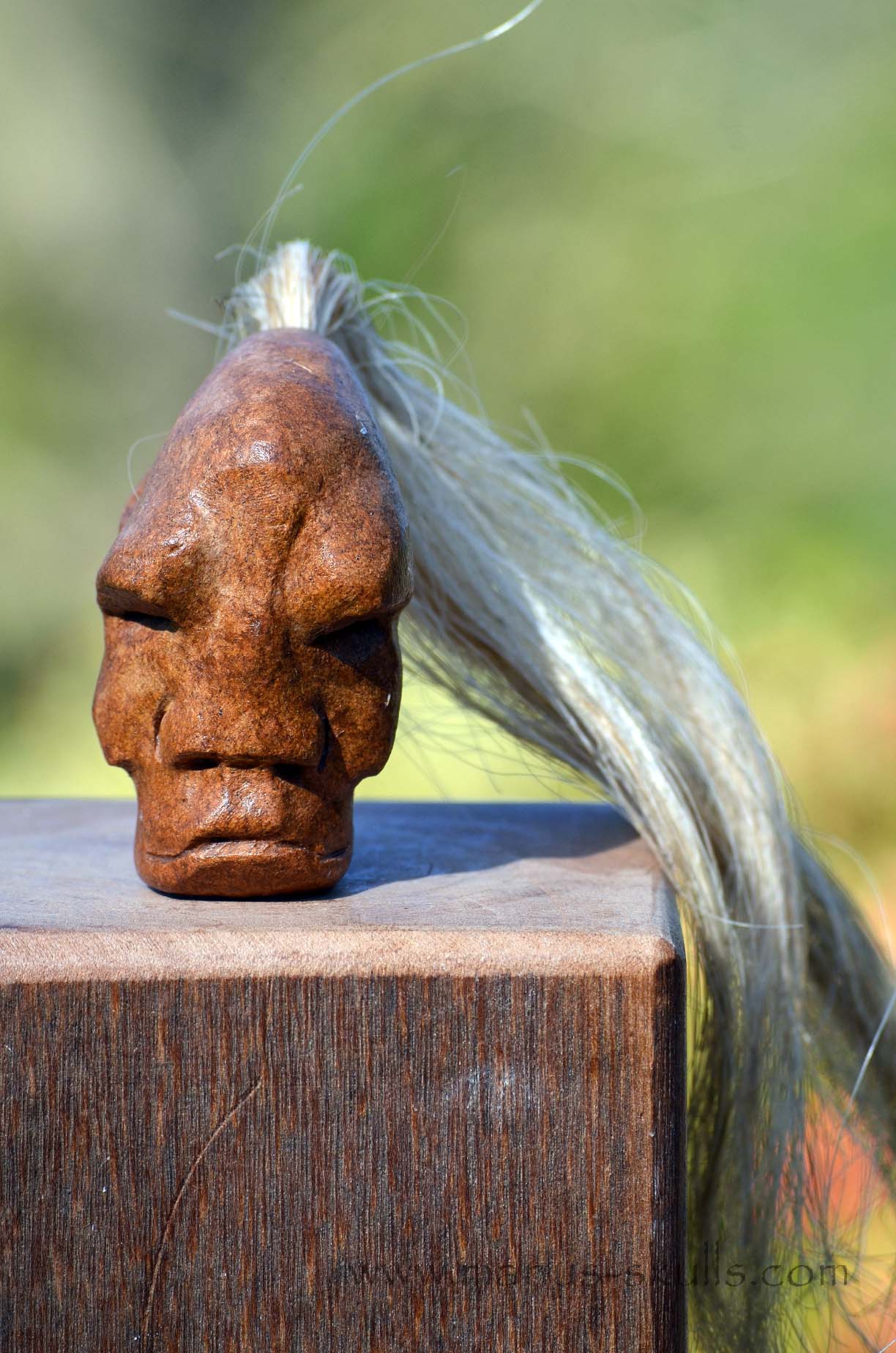 Steatite Tribal Skull #027