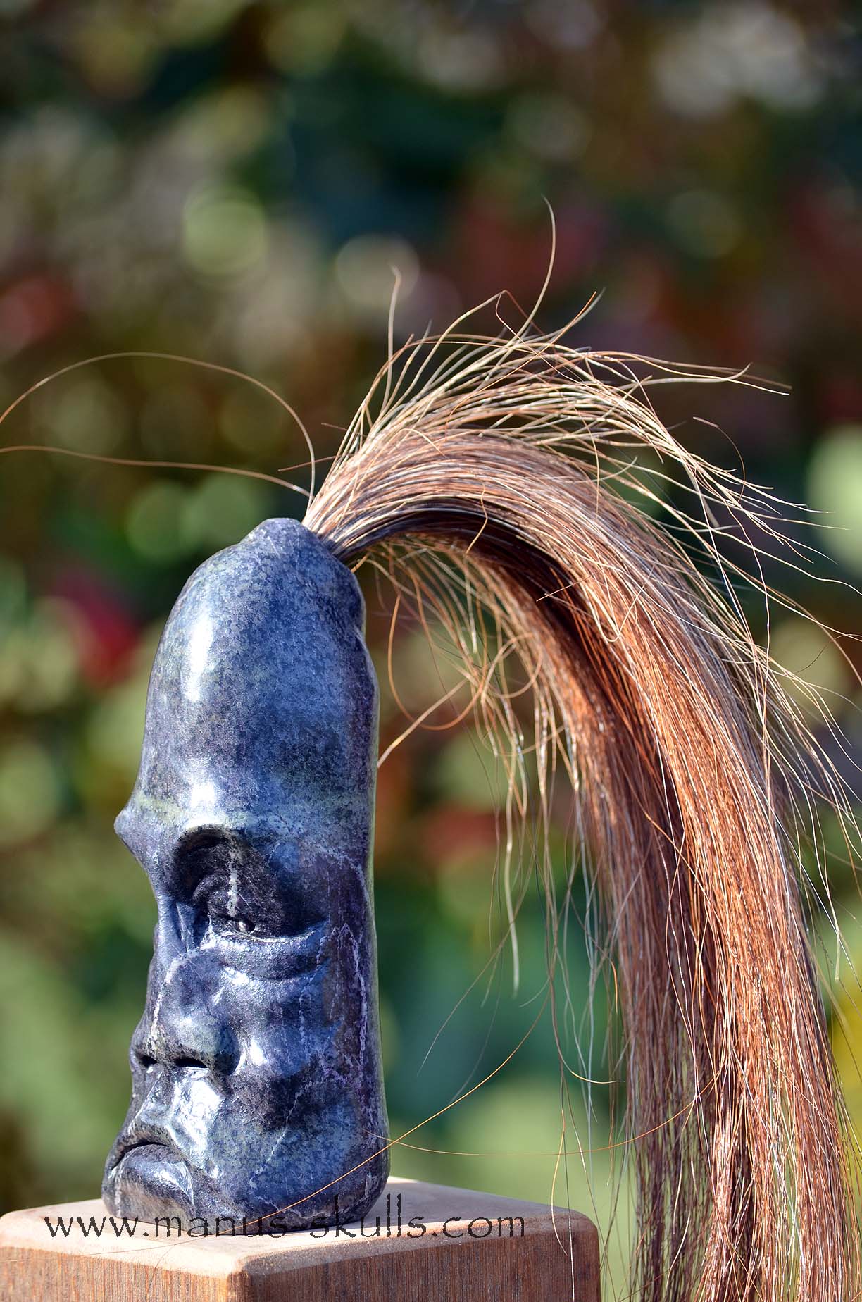 Purple Chromite Tribal Skull #014