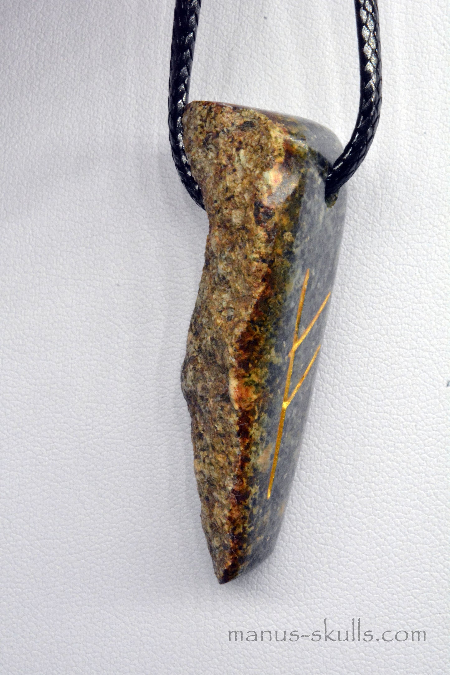 Preseli Bluestone rune pendant FEHU