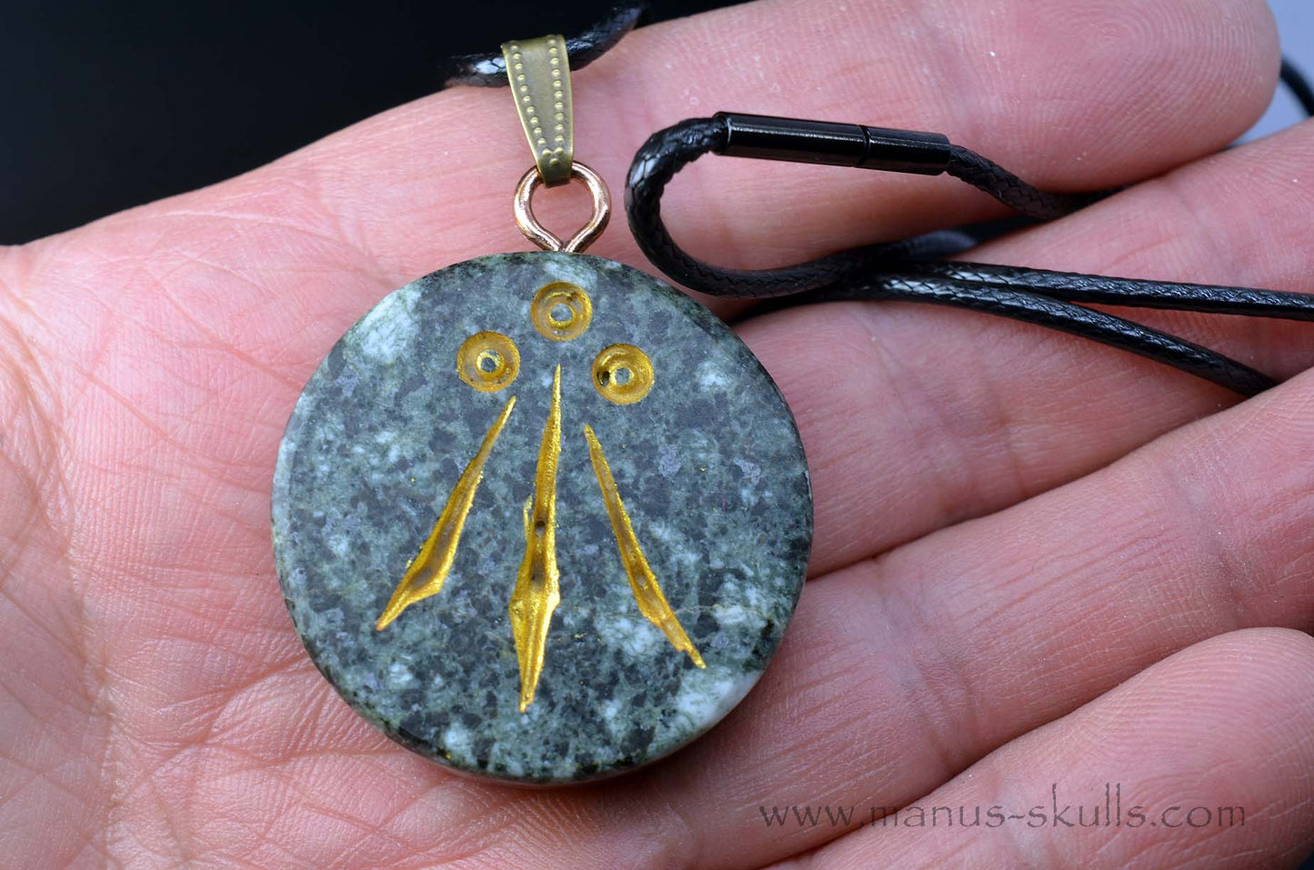 Preseli Bluestone Awen Pendant #20