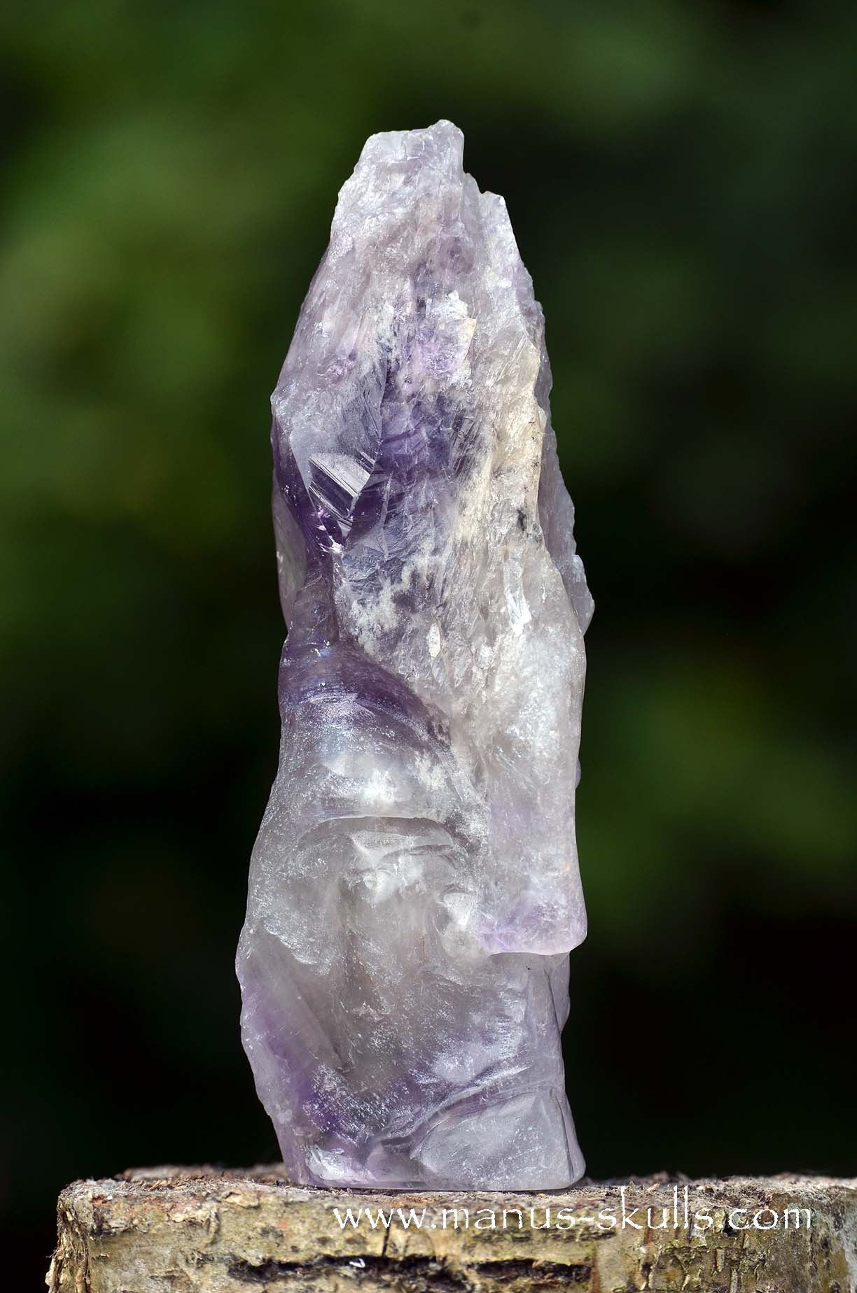 Phantom Amethyst Tribal Skull face