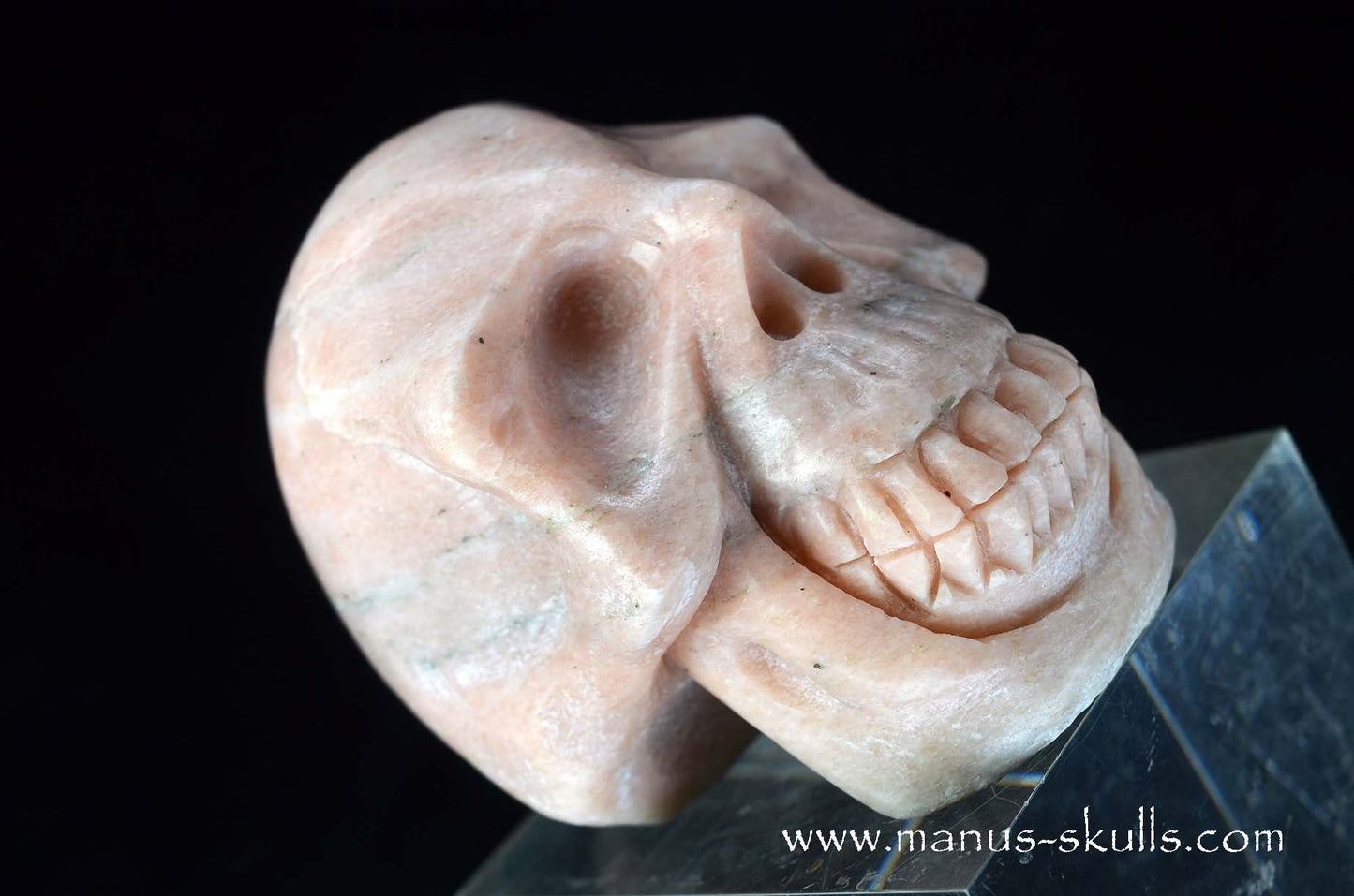 Austrian Pink Solker Marble Skull