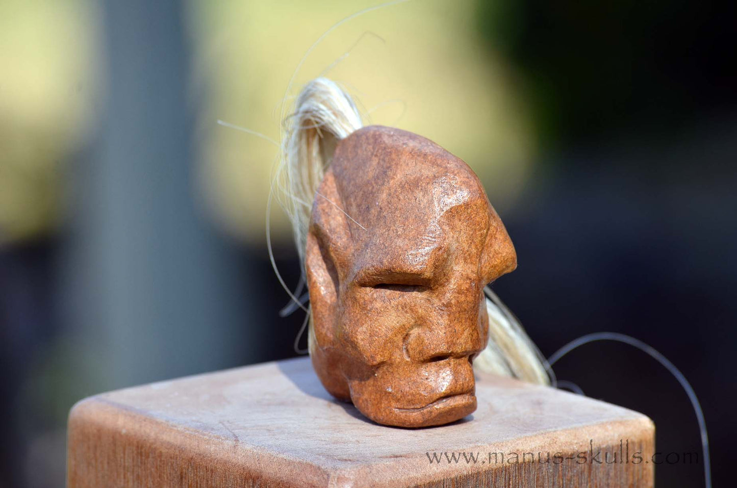 Steatite Tribal Skull #027