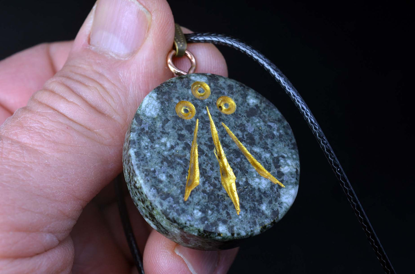 Preseli Bluestone Awen Pendant #20