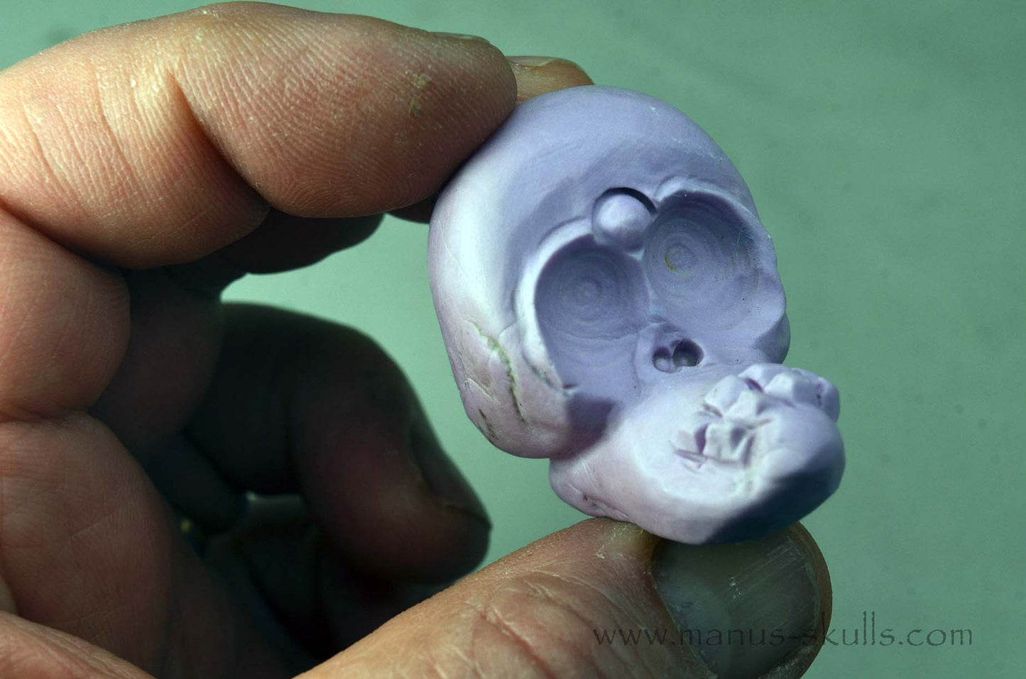 Phosphosiderite Evolian Skull #05