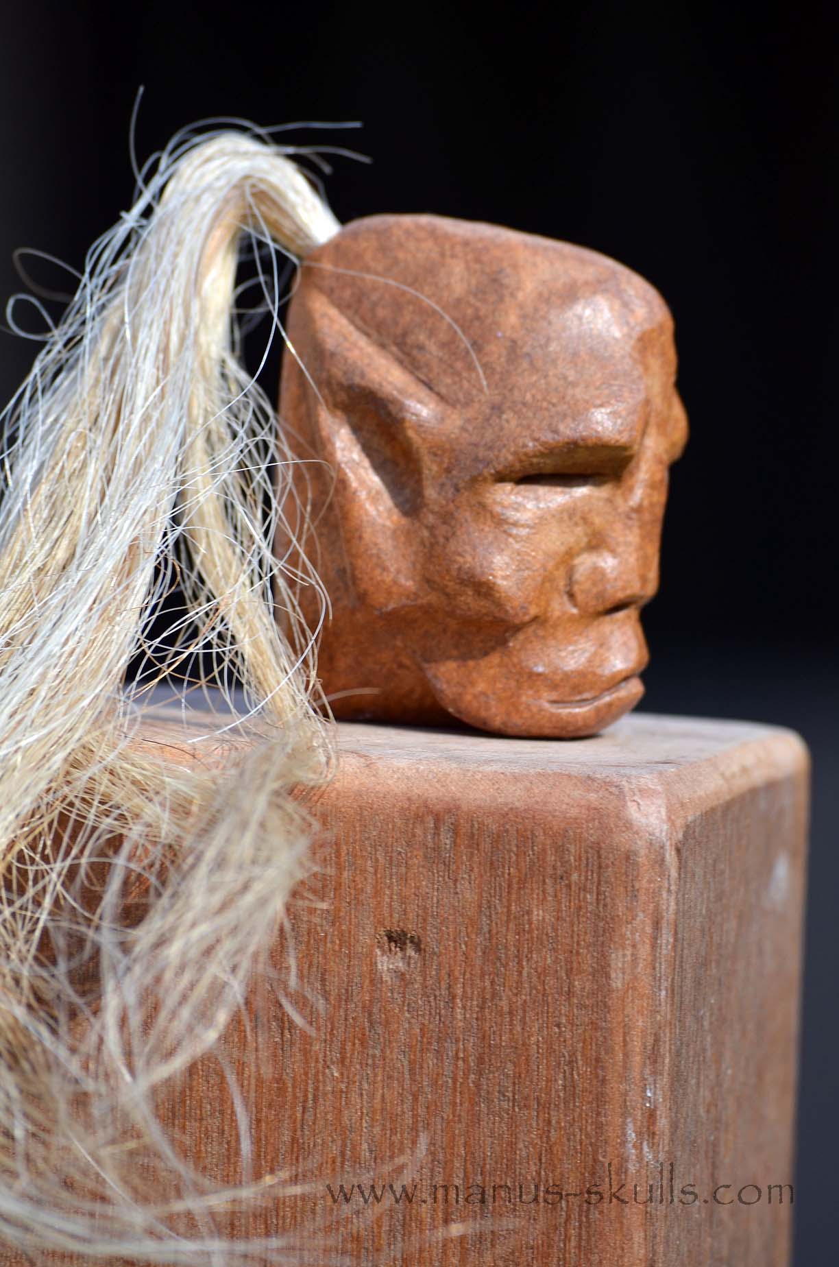 Steatite Tribal Skull #027