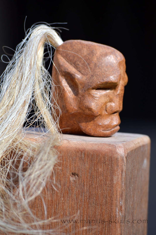 Steatite Tribal Skull #027