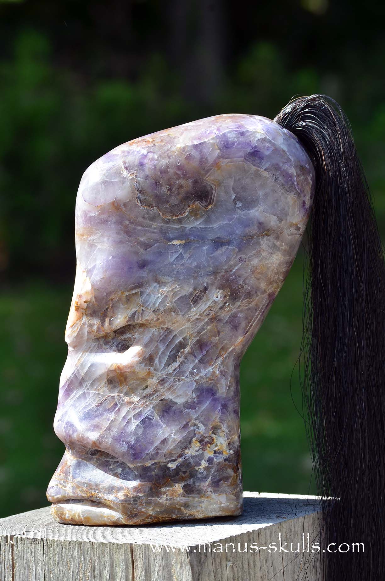 Amethyst Tribal Skull #64