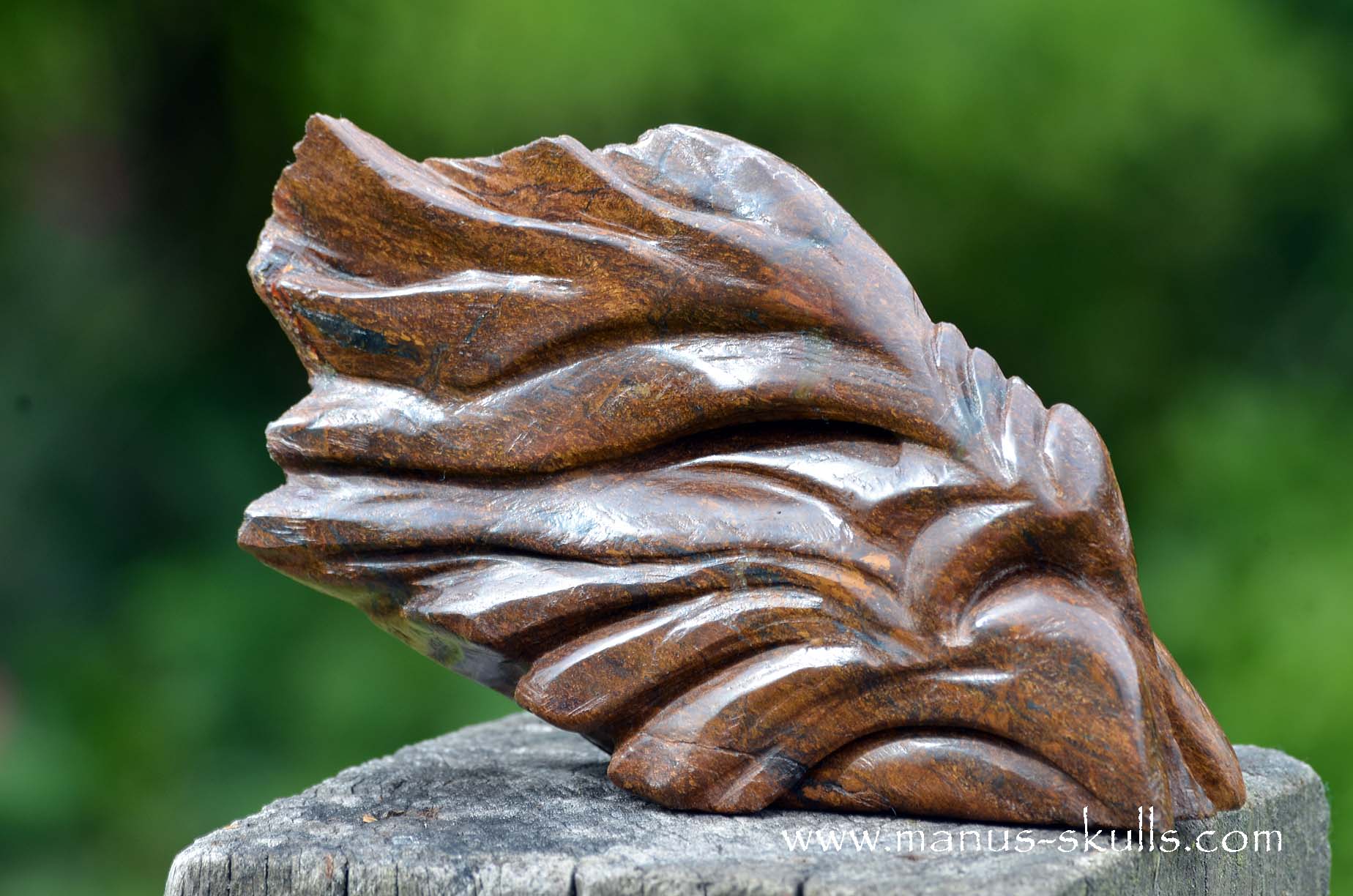 Manus skulls unique Crystal Carvings handmade skulls dragons pendants preseli bluestone tribals spiritual meaning wand Unicorn .. Bronzite