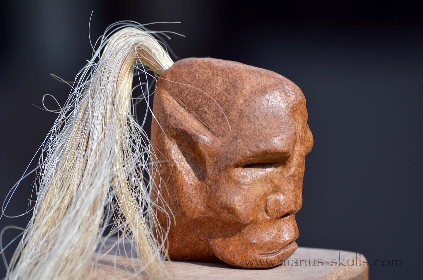 Steatite Tribal Skull #027