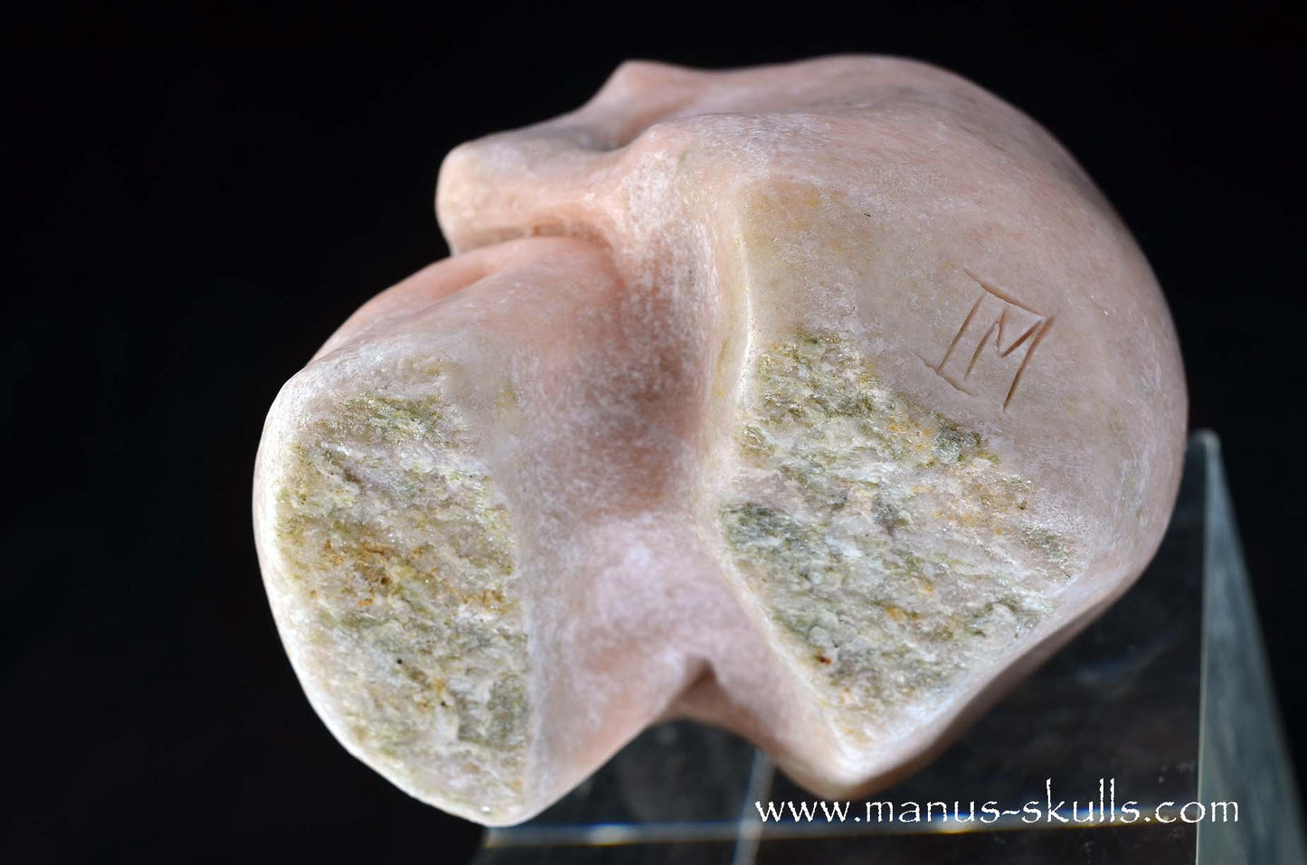 Austrian Pink Solker Marble Skull