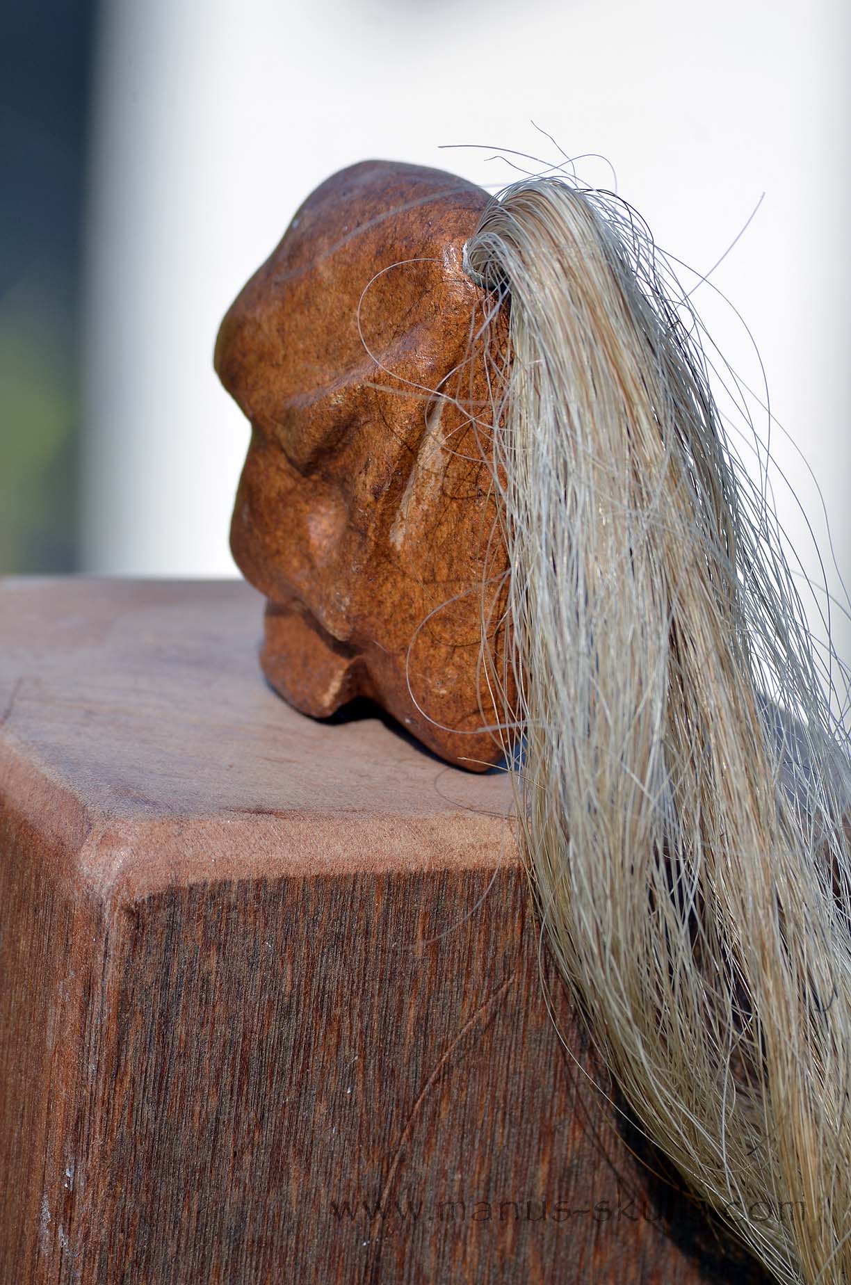 Steatite Tribal Skull #027