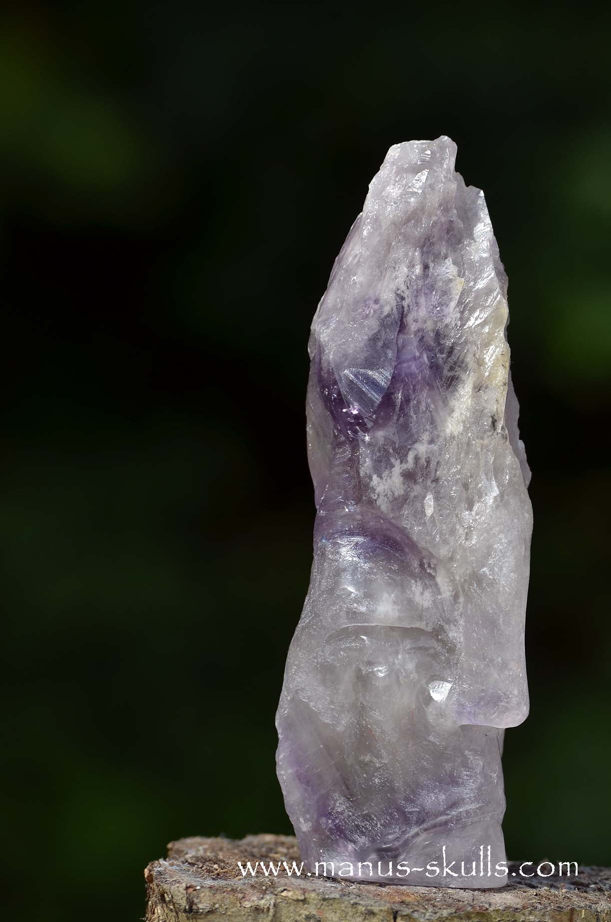 Phantom Amethyst Tribal Skull face
