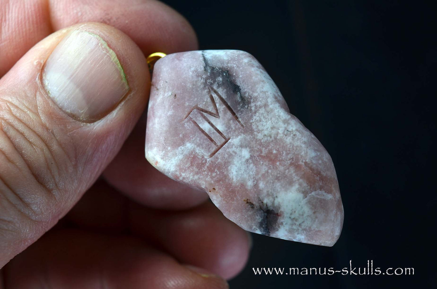Petalite tribal Pendant #11