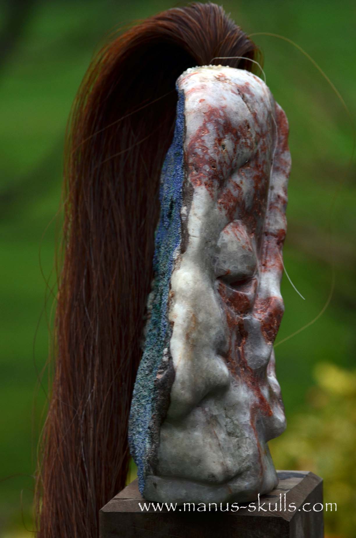 Azurite ~Malachite on Matrix Tribal #008