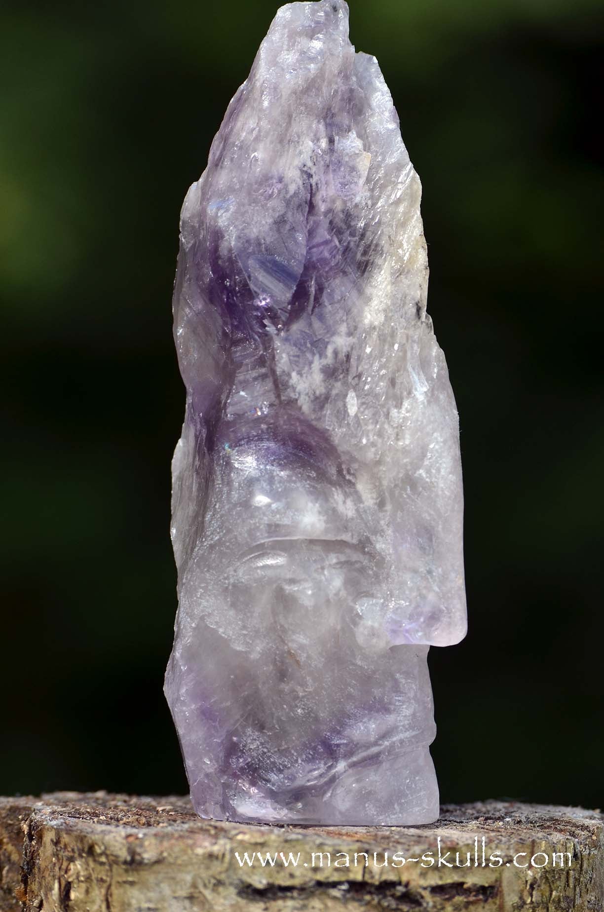 Phantom Amethyst Tribal Skull face