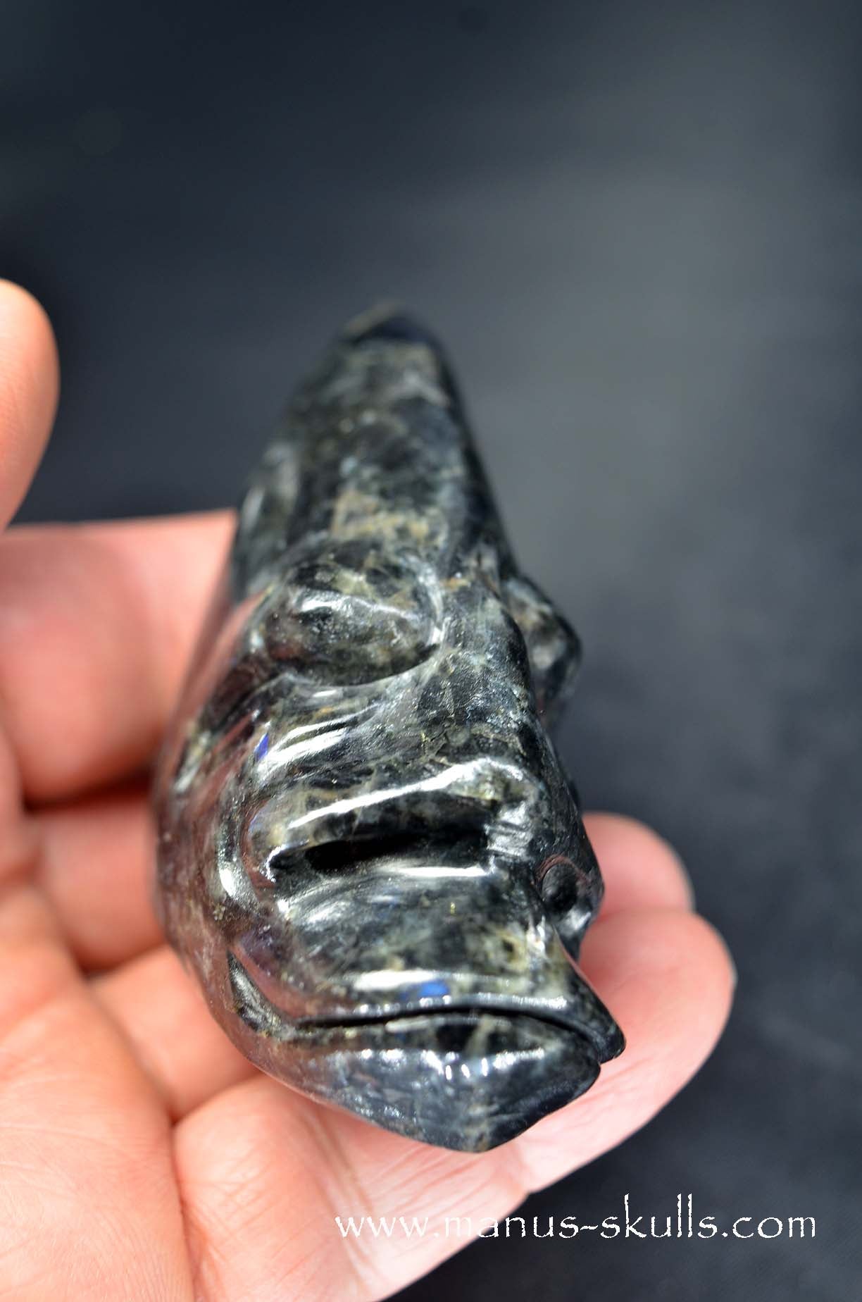 Manus skulls unique Crystal Carvings handmade skulls dragons pendants preseli bluestone tribals spiritual meaning wand Unicorn .. spectrolite