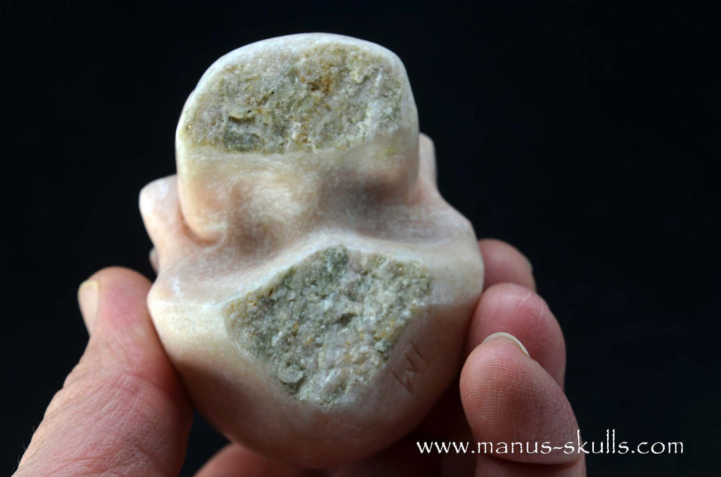 Austrian Pink Solker Marble Skull