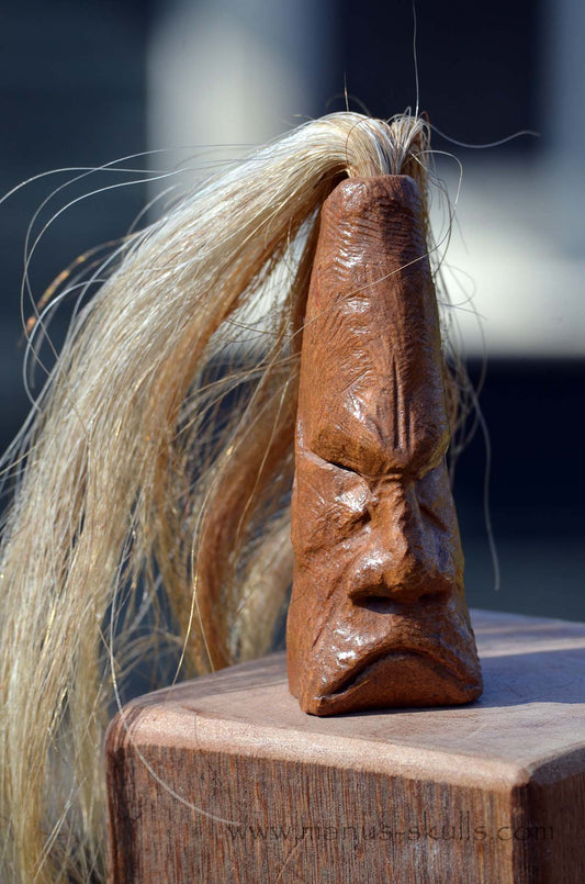 Steatite Tribal Skull  #028