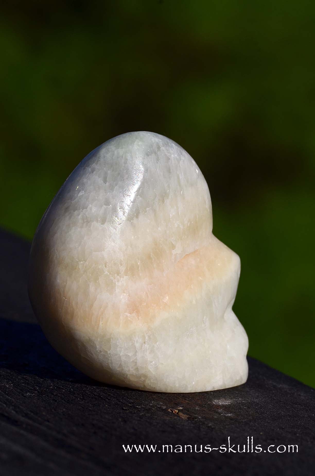 Manus skulls unique Crystal Carvings handmade skulls dragons pendants preseli bluestone tribals spiritual meaning Visokalcite 7 stones of Bosnia Herzegovina Manus Skull