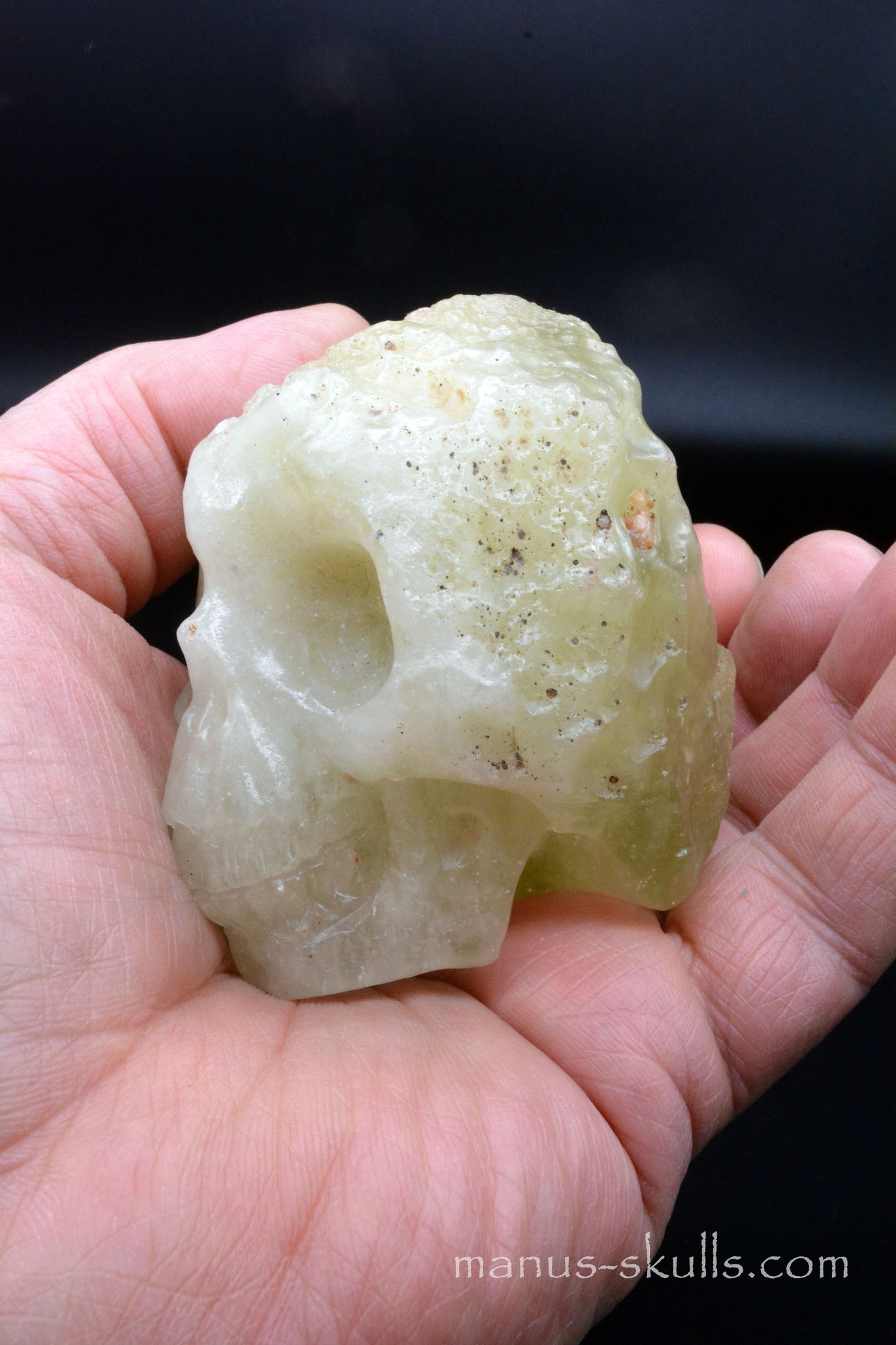 Large Libyan Desert Glass Skull (289.8 gram)