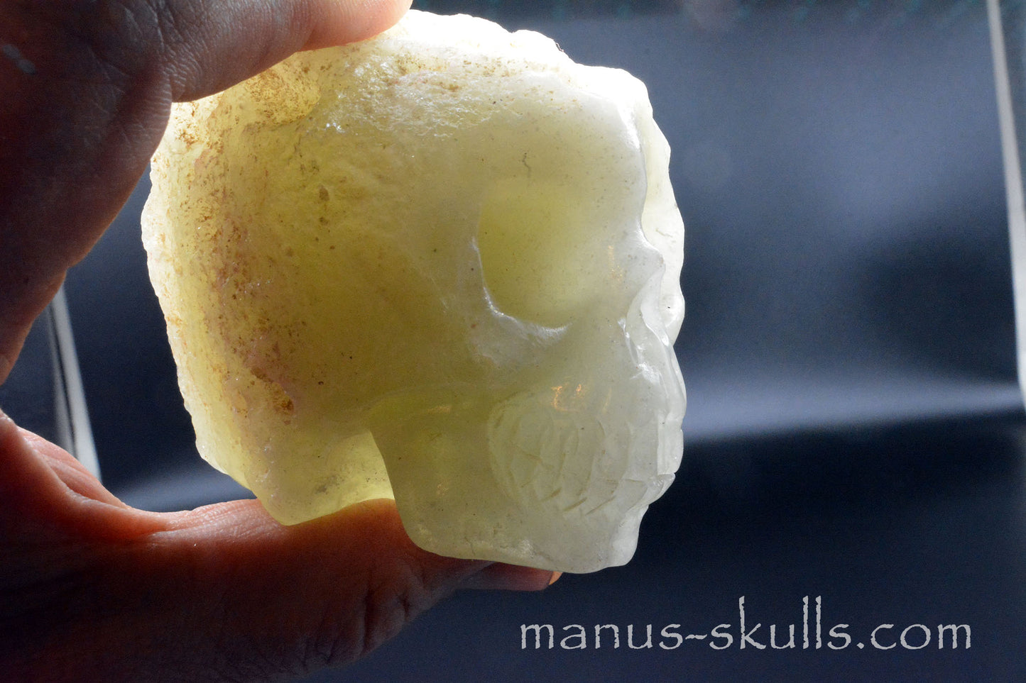 Large Libyan Desert Glass Skull (289.8 gram)