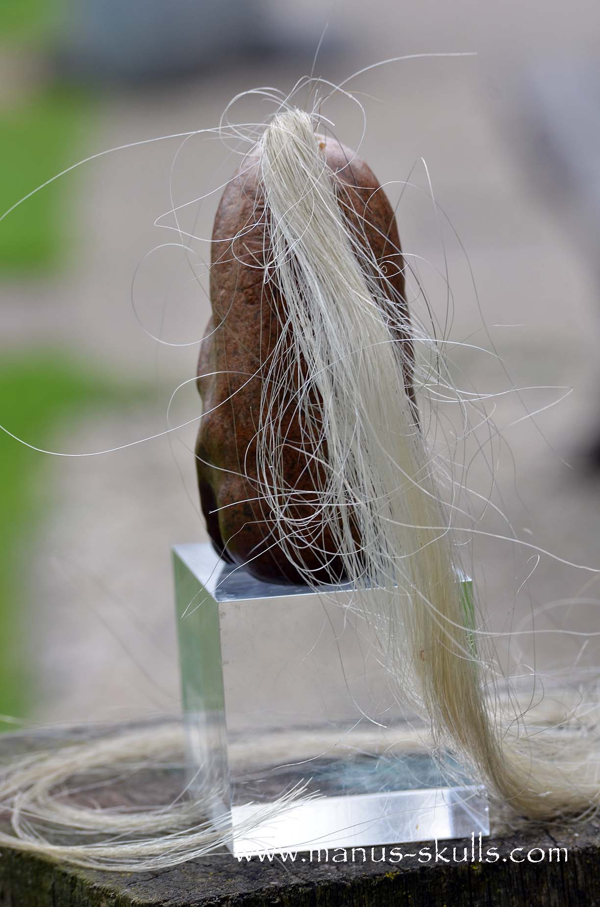 Steatite Tribal Skull  #048