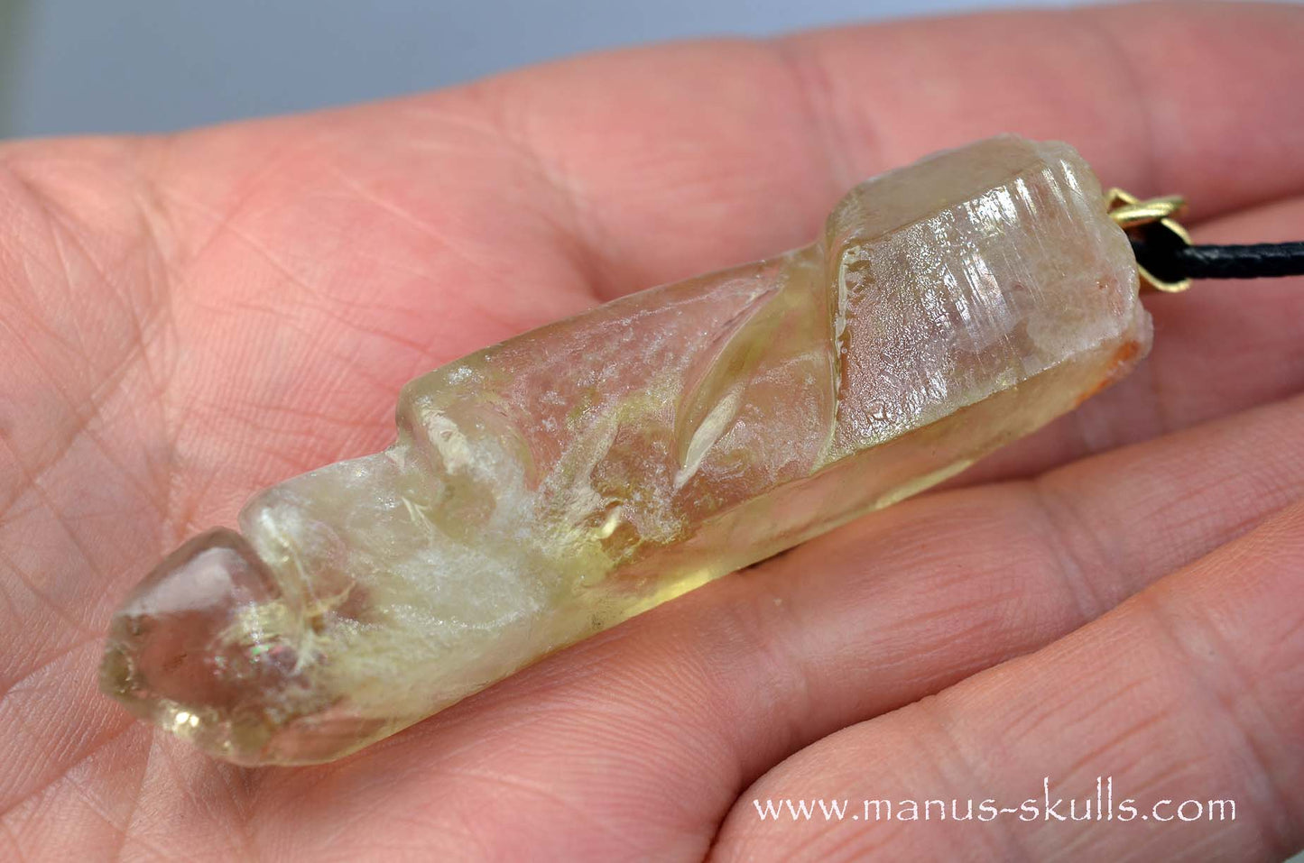 Himalayan CITRINE Tribal pendant