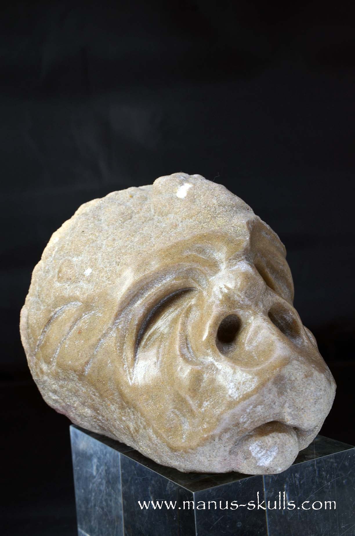 Manus skulls unique Crystal Carvings handmade skulls dragons pendants preseli bluestone tribals spiritual meaning wand Unicorn .. oncolite  stromatolite