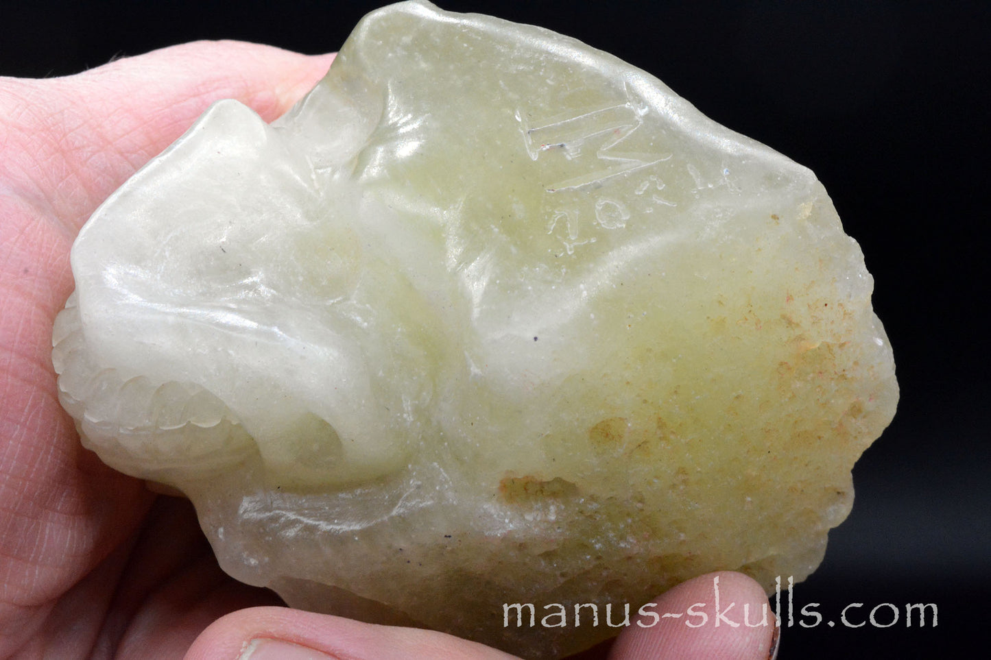 Large Libyan Desert Glass Skull (289.8 gram)