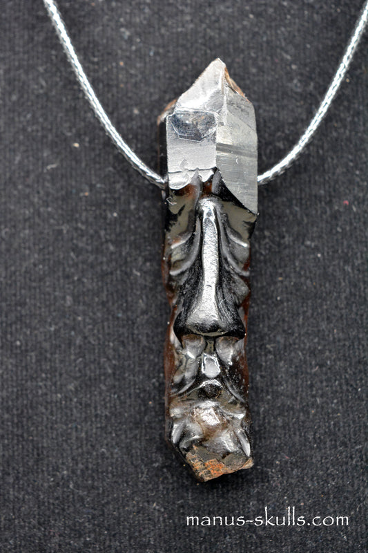 Smokey Quartz Tribal Pendant