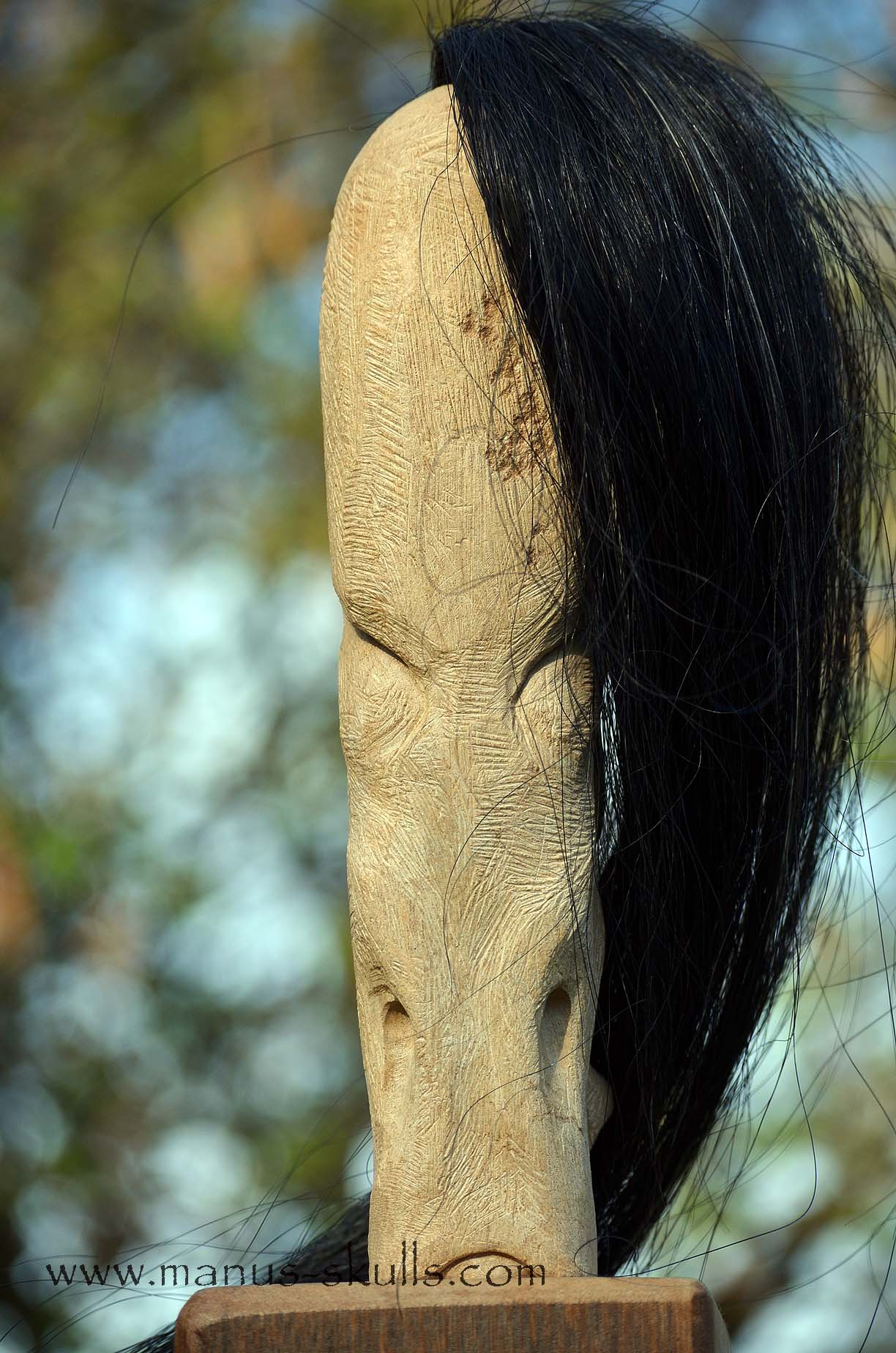 Steatite Tribal Double faced Skull #015