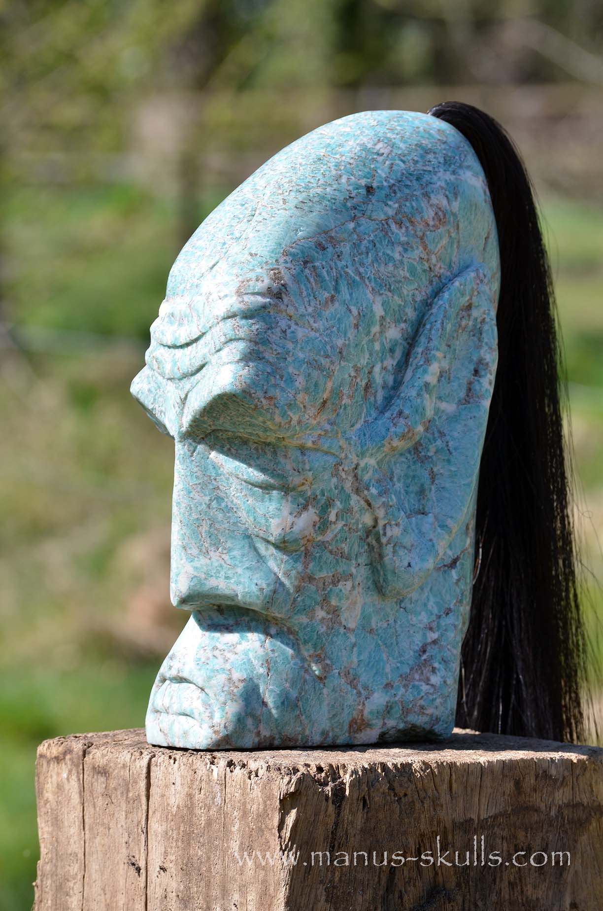 Large Amazonite Tribal Statue #003
