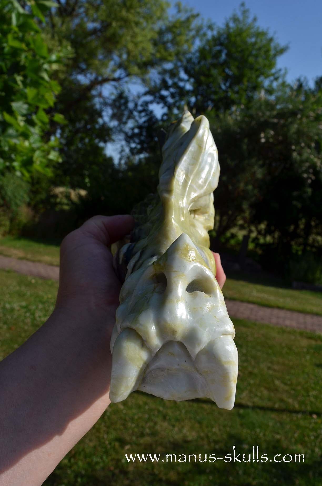 XL Green Connemara Marble Dragon