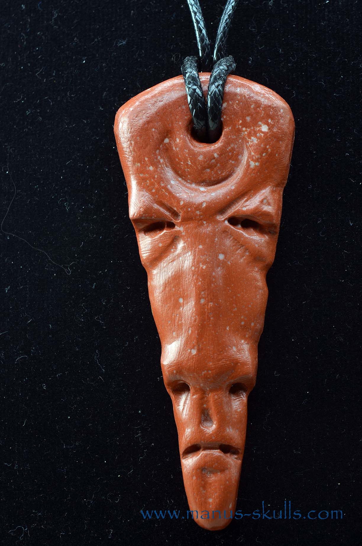 Catlinite (Pipestone) Tribal Pendant