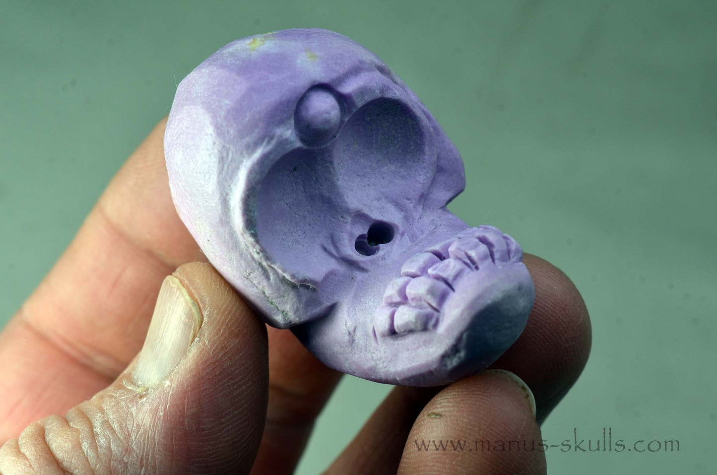 Phosphosiderite Evolian Skull #06