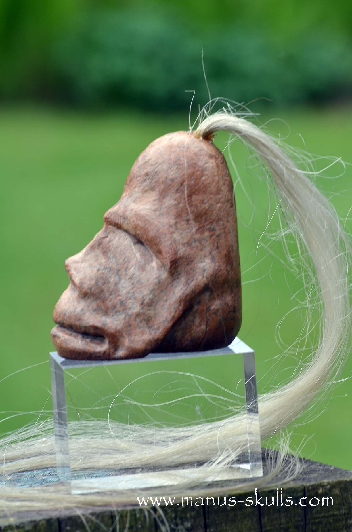 Steatite Tribal Skull  #048