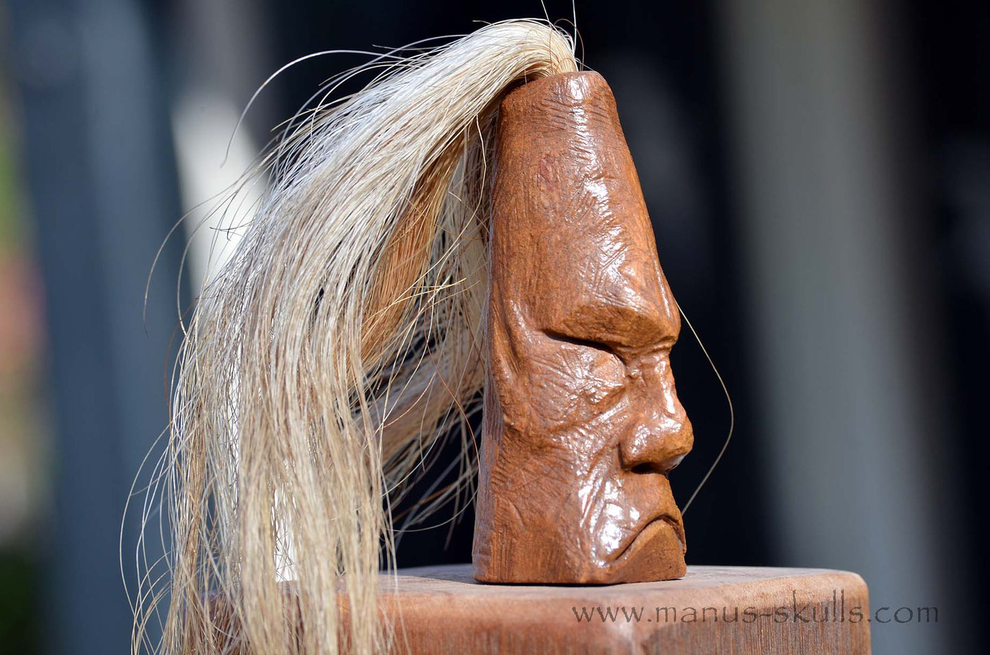 Steatite Tribal Skull  #028