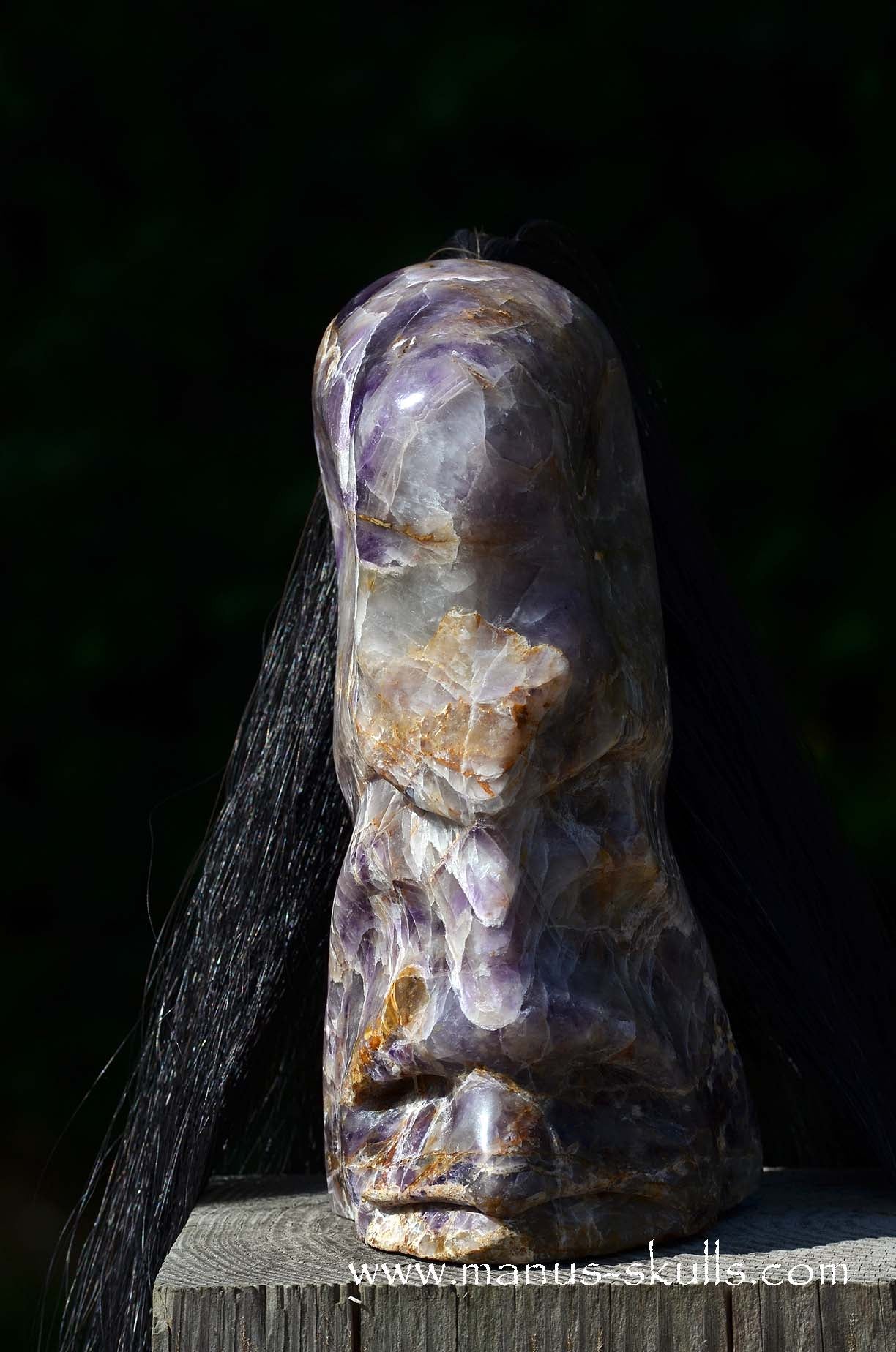 Amethyst Tribal Skull #64
