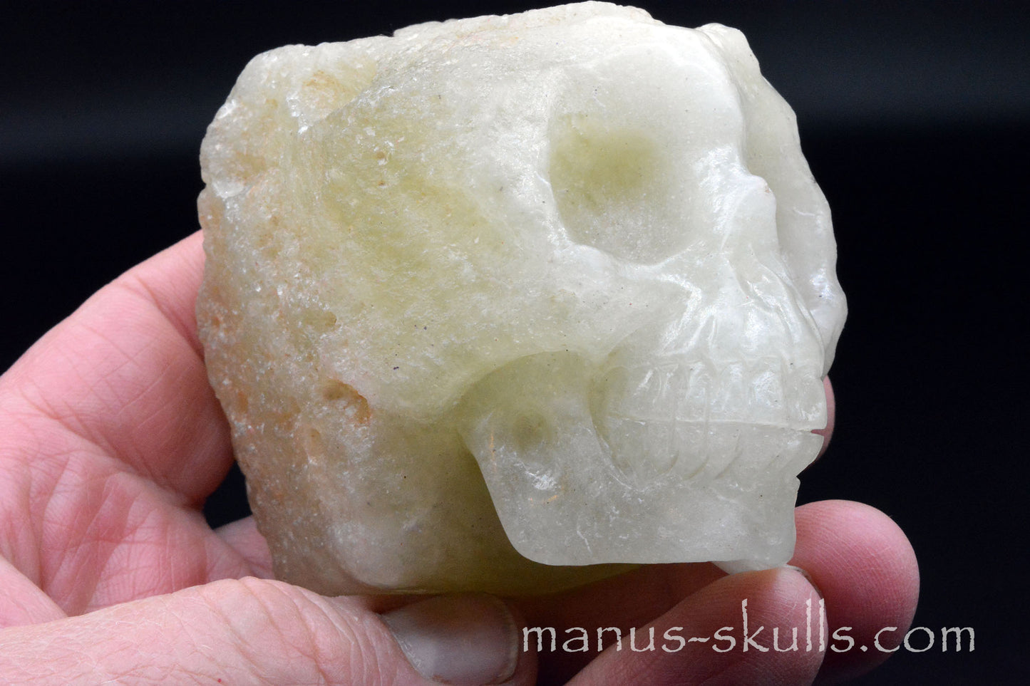 Large Libyan Desert Glass Skull (289.8 gram)