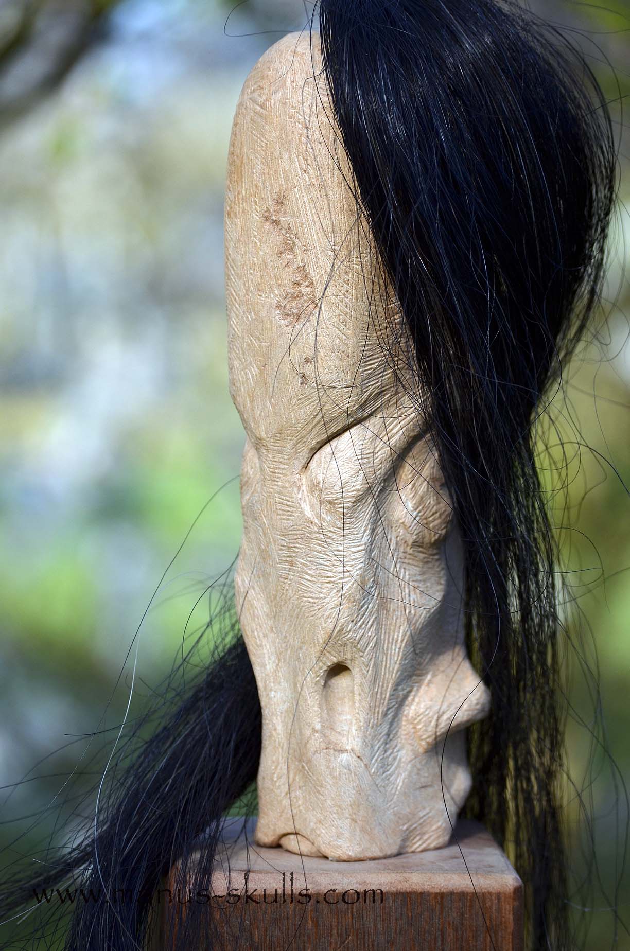 Steatite Tribal Double faced Skull #015