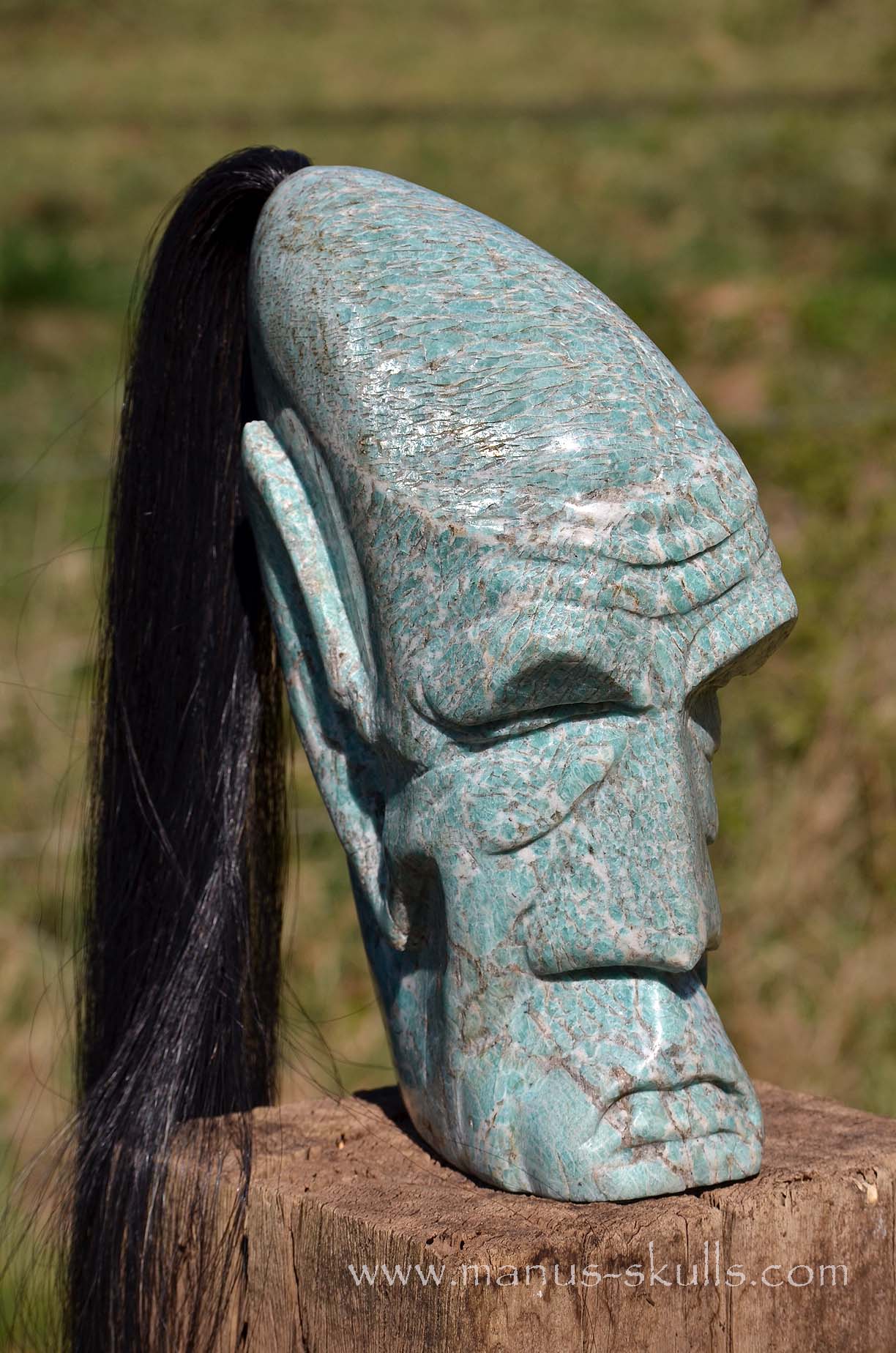 Large Amazonite Tribal Statue #003