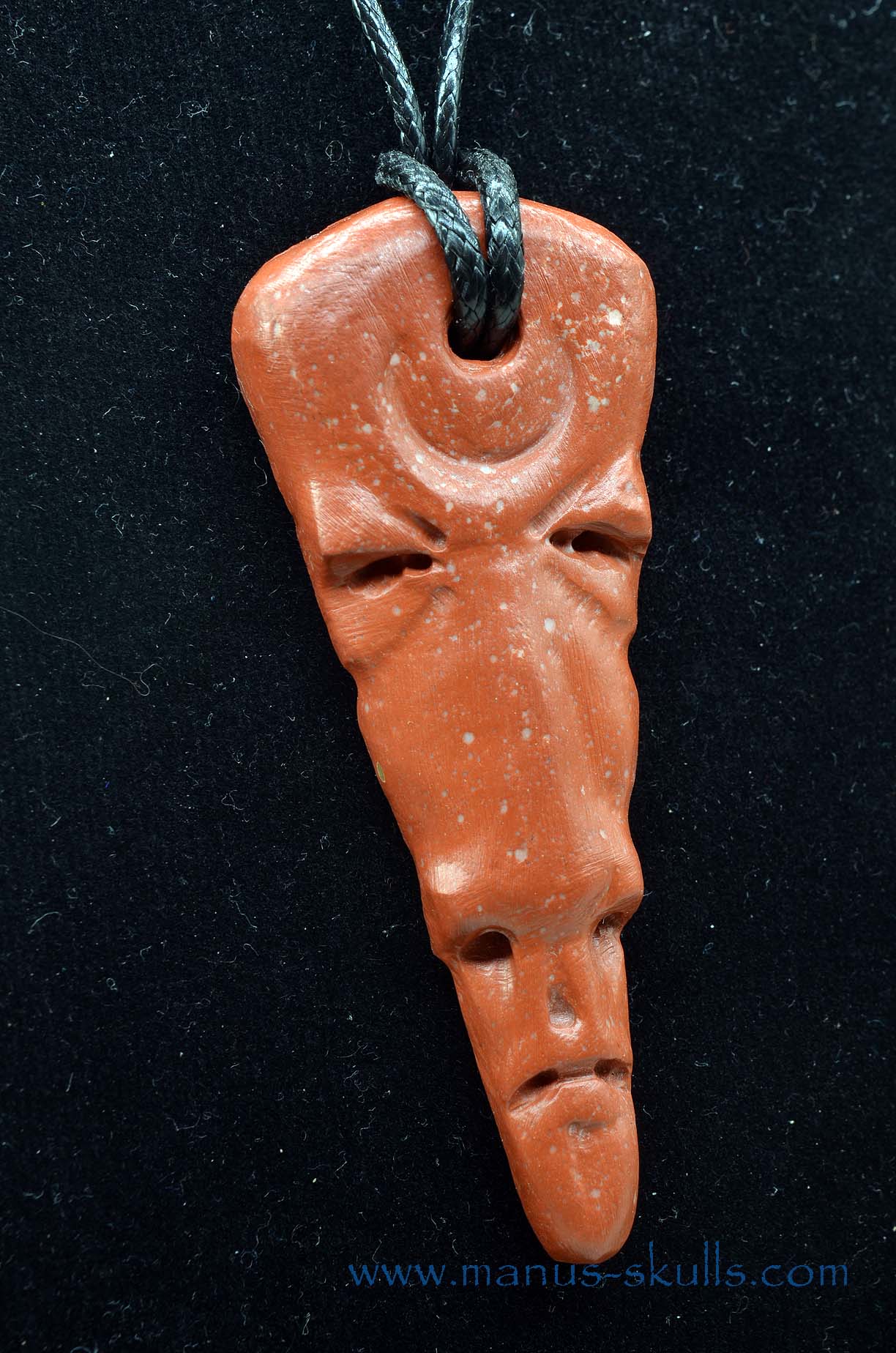 Catlinite (Pipestone) Tribal Pendant