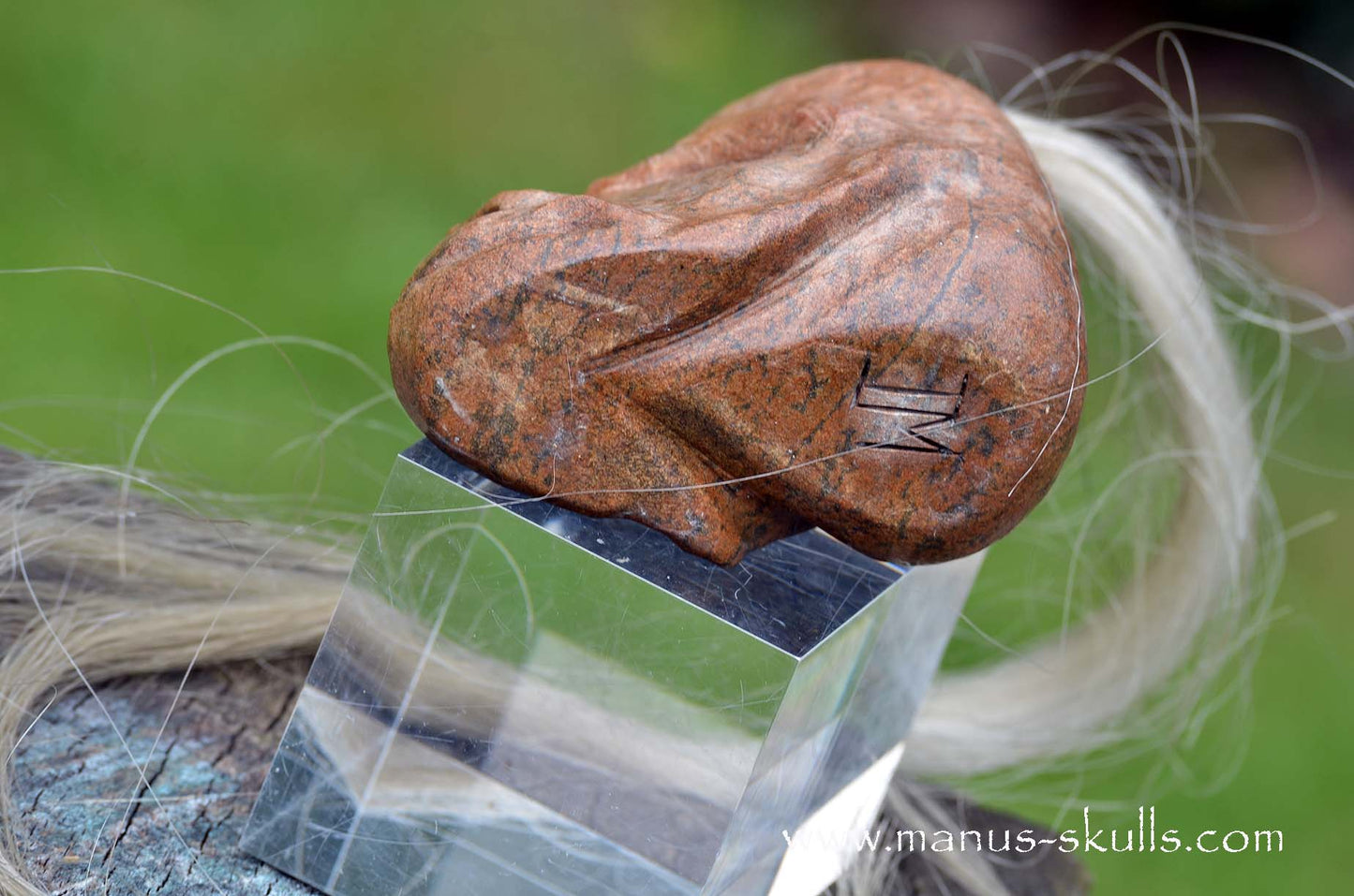 Steatite Tribal Skull  #048