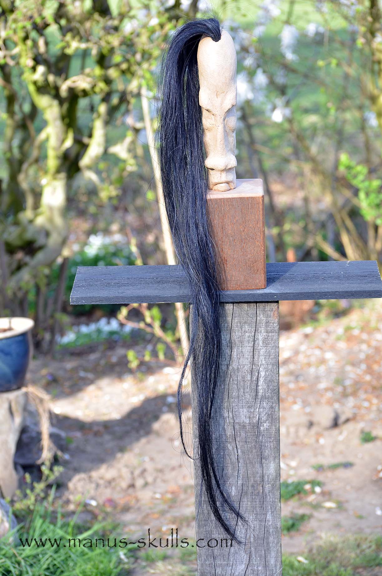 Steatite Tribal Double faced Skull #015