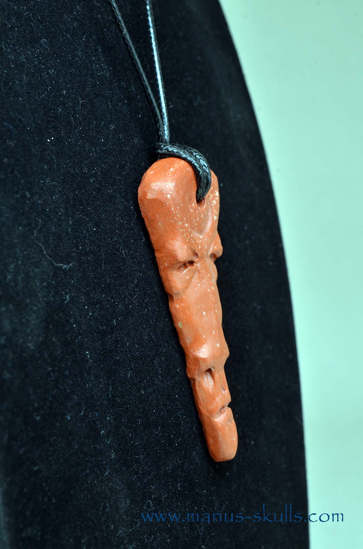 Catlinite (Pipestone) Tribal Pendant