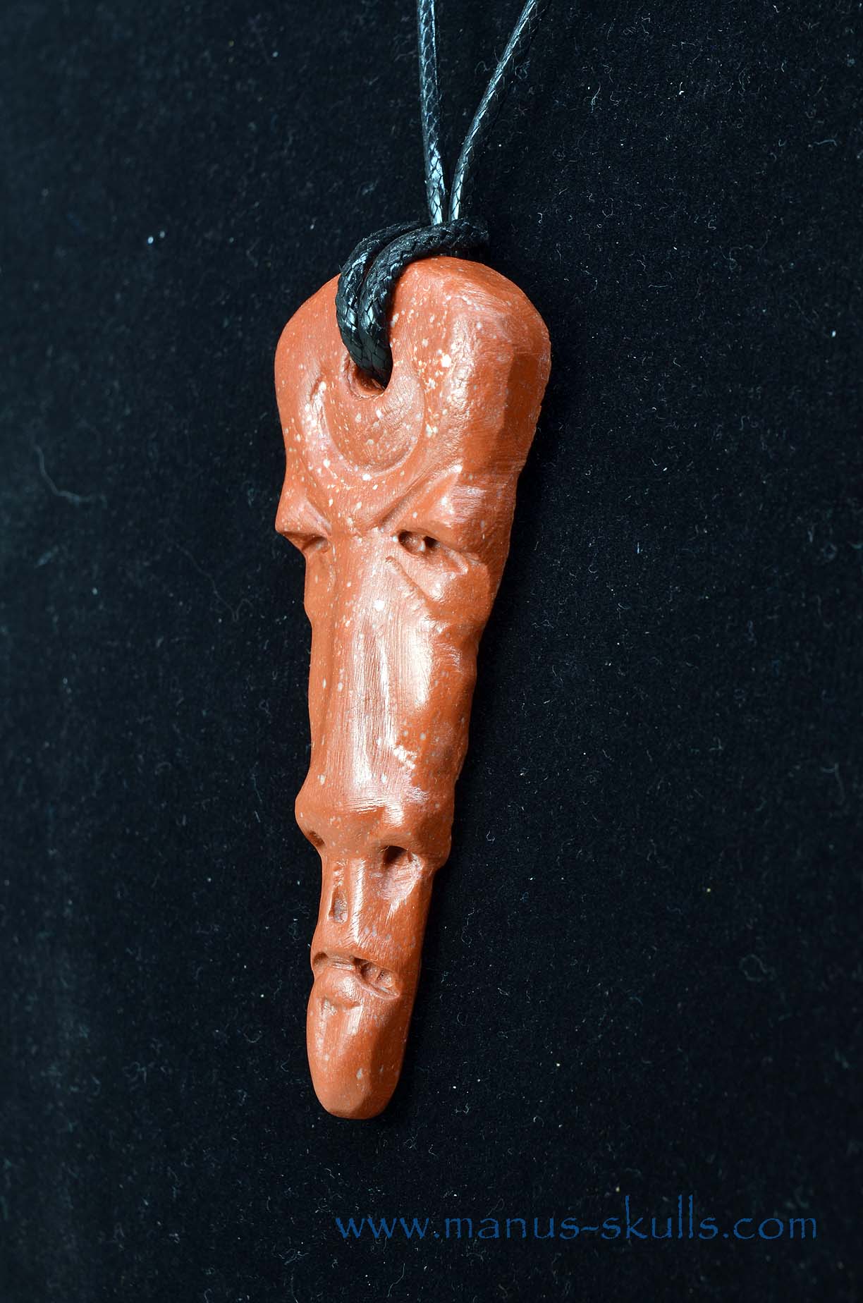 Catlinite (Pipestone) Tribal Pendant