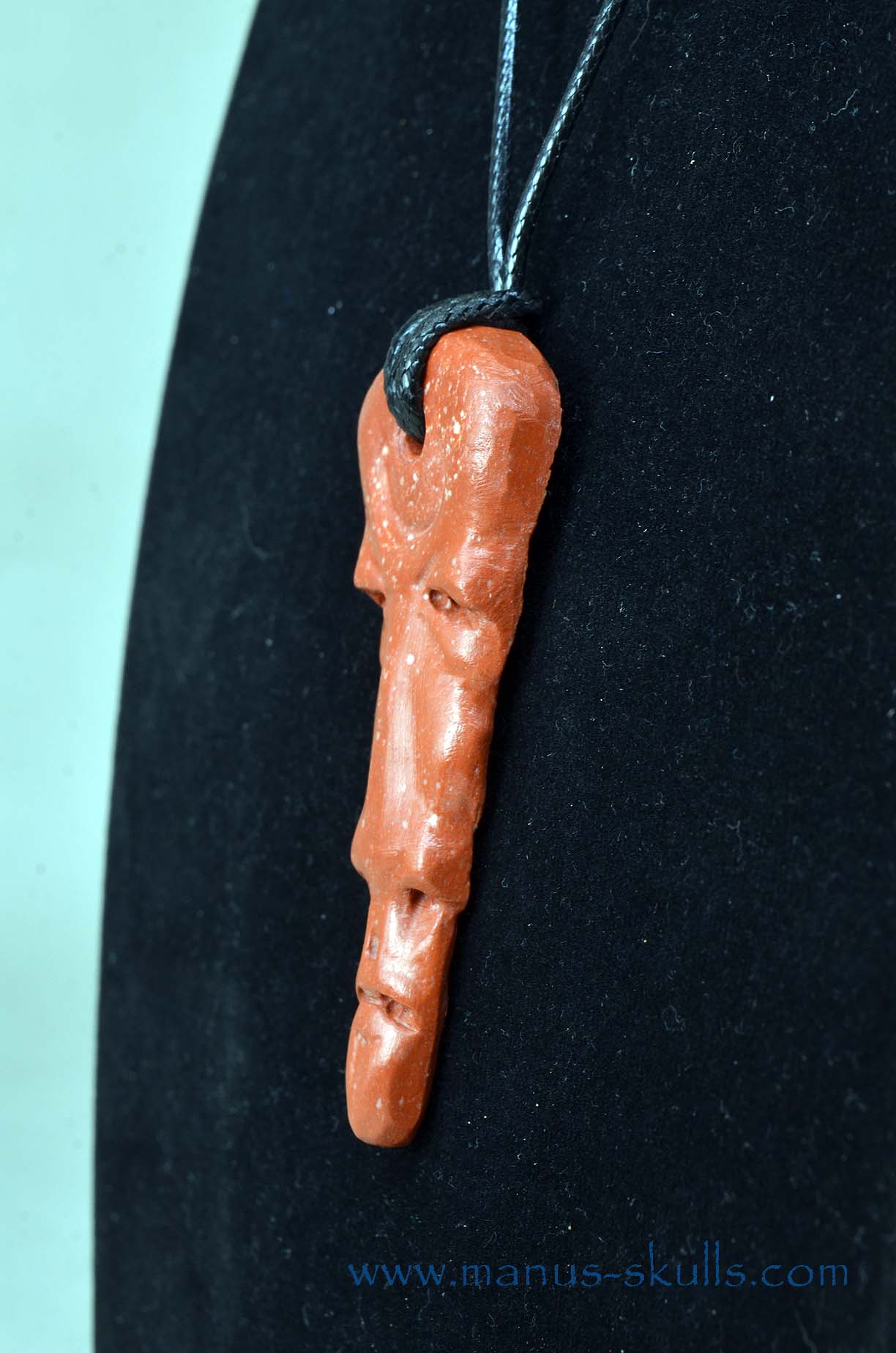 Catlinite (Pipestone) Tribal Pendant