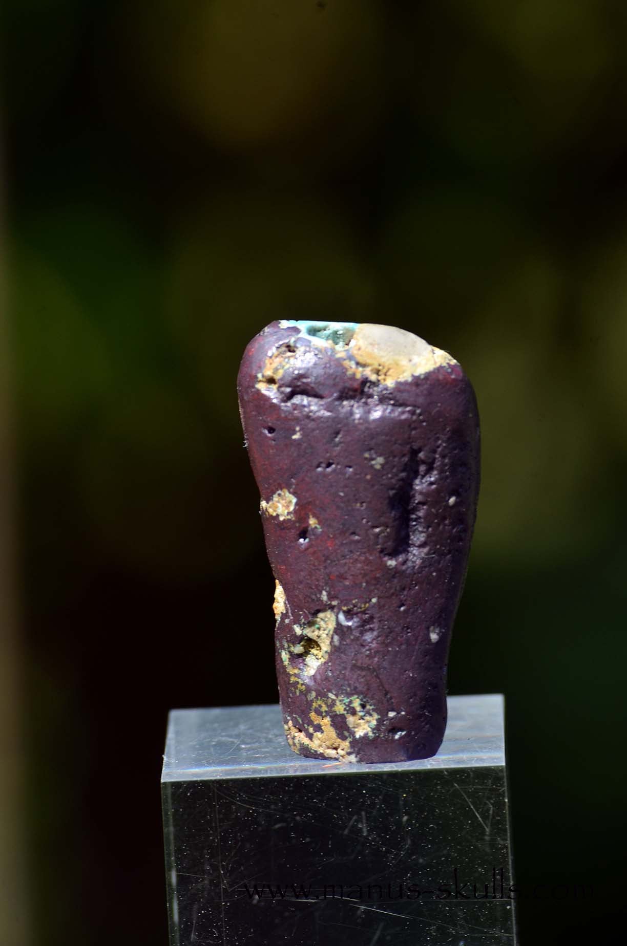 Cuprite with Turquoise Skull